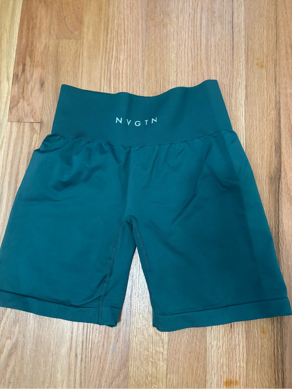 NVGTN Women's High-Waist Bike Shorts — Teal